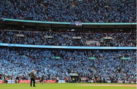 GALLERY: Sky Blues fans take over Wembley for FA Cup Semi-Final