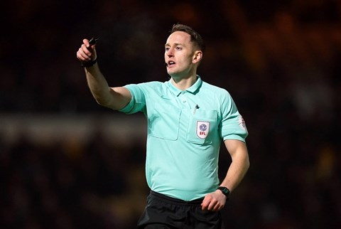 OFFICIALS: EFL confirm officials for Coventry City v Ipswich Town