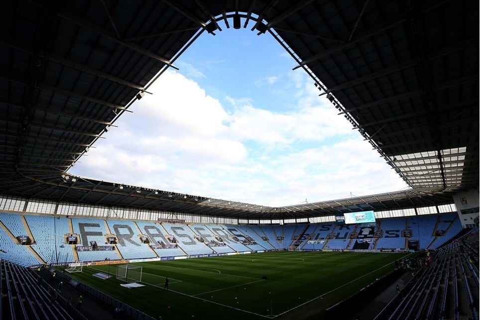 TICKETS: Sky Blues face Ipswich Town on Tuesday night