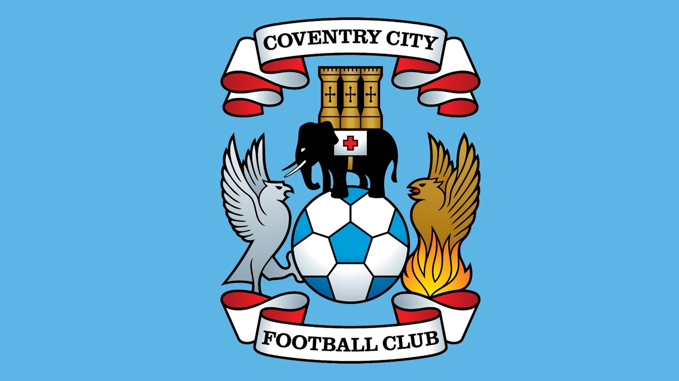 Coventry City football decal sticker badge CCFC or The Sky Blues free P&P 