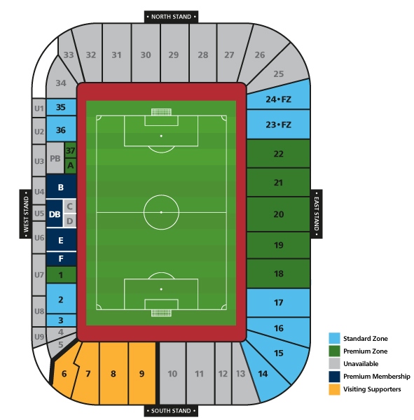 Stadium plan 2017/18