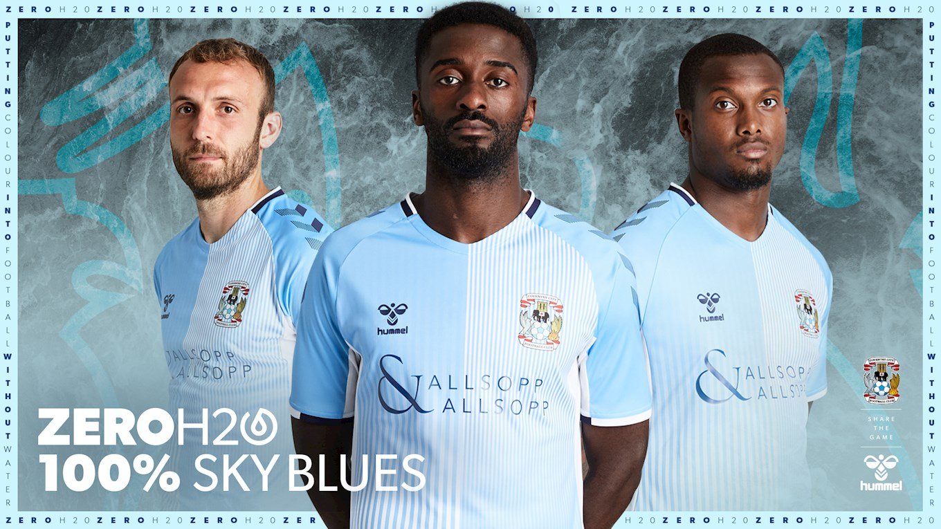 Coventry City FC Football shirt 2020/21 Home Top Soccer JERSEY Hummel BNWT 