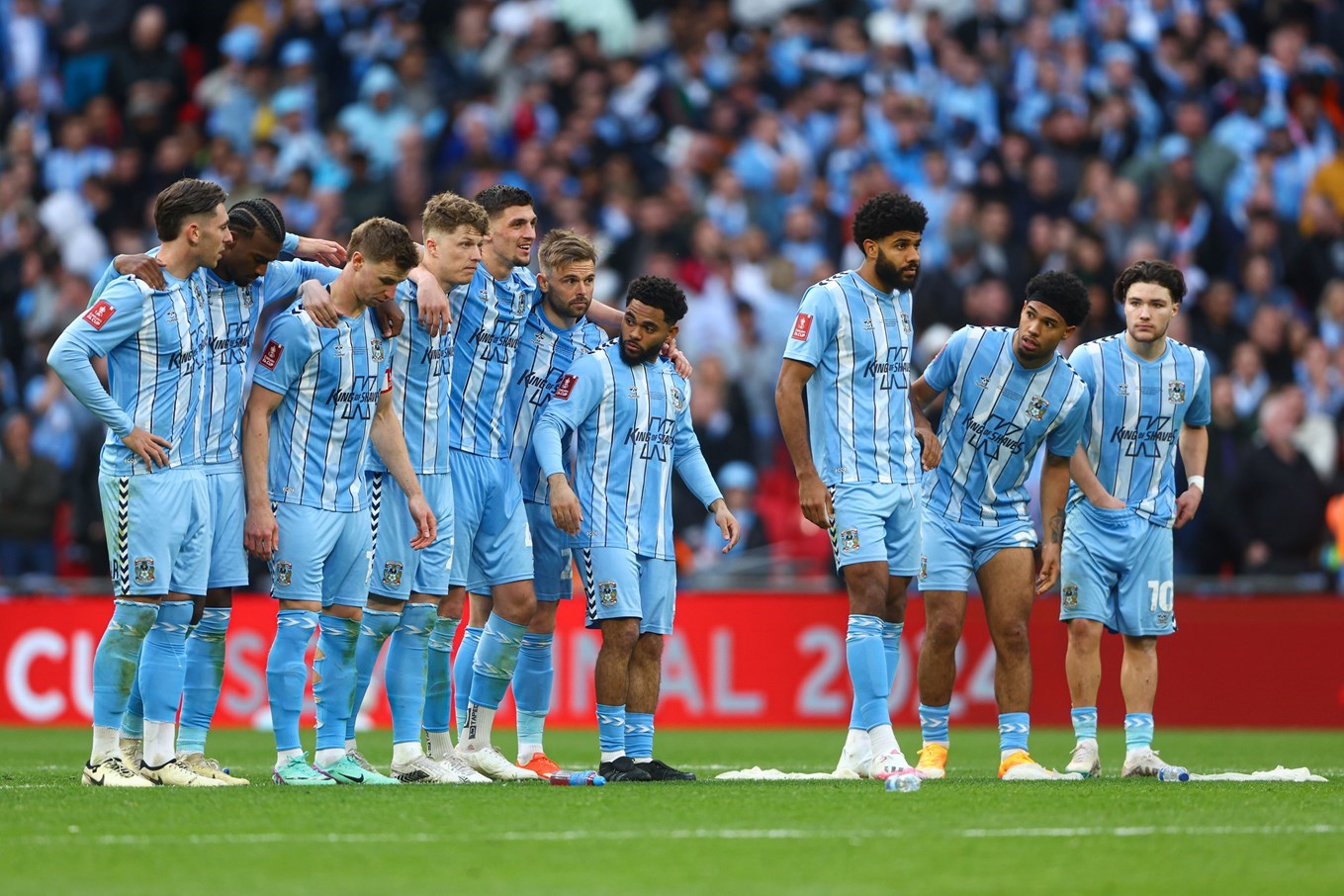 Coventry City players defeat with dignity